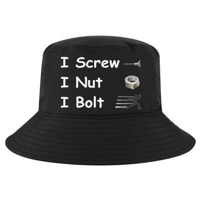 Screw A Nut Bolt Cool Comfort Performance Bucket Hat