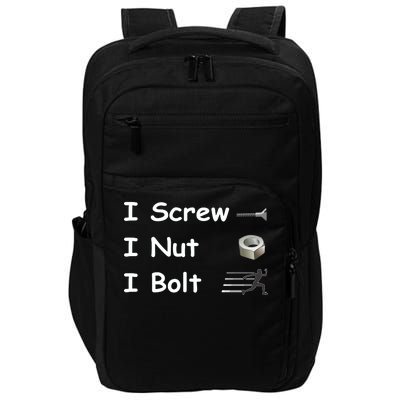 Screw A Nut Bolt Impact Tech Backpack