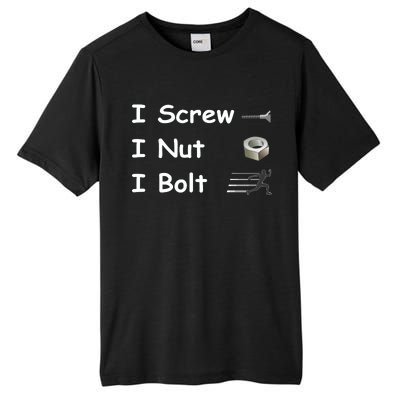 Screw A Nut Bolt Tall Fusion ChromaSoft Performance T-Shirt