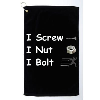 Screw A Nut Bolt Platinum Collection Golf Towel