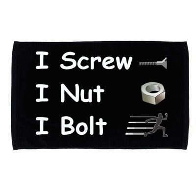 Screw A Nut Bolt Microfiber Hand Towel