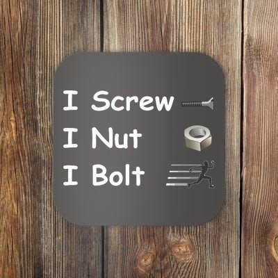 Screw A Nut Bolt Coaster