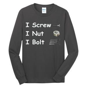 Screw A Nut Bolt Tall Long Sleeve T-Shirt