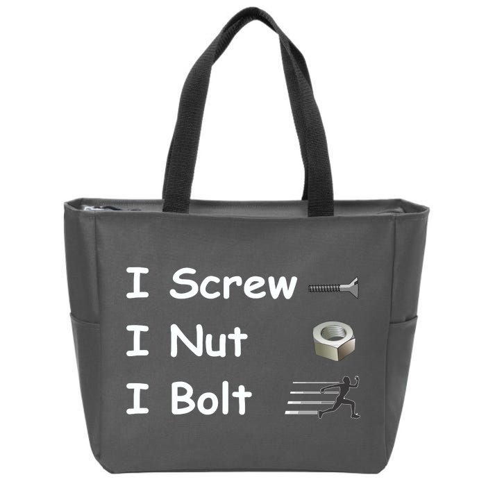 Screw A Nut Bolt Zip Tote Bag