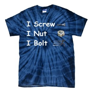 Screw A Nut Bolt Tie-Dye T-Shirt