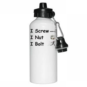 Screw A Nut Bolt Aluminum Water Bottle