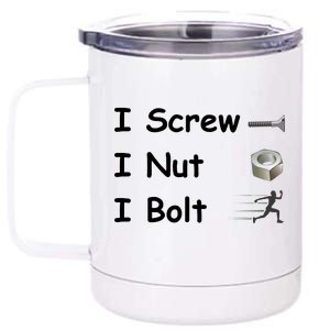 Screw A Nut Bolt 12 oz Stainless Steel Tumbler Cup