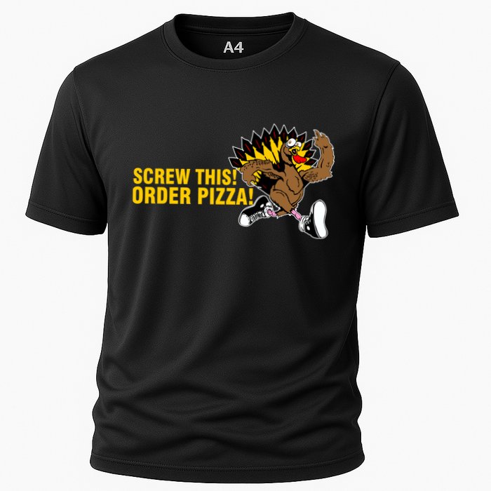 Screw This Order Pizza Turkey Running Performance Shirt