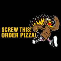 Screw This Order Pizza Turkey Running 7-Panel Snapback Hat