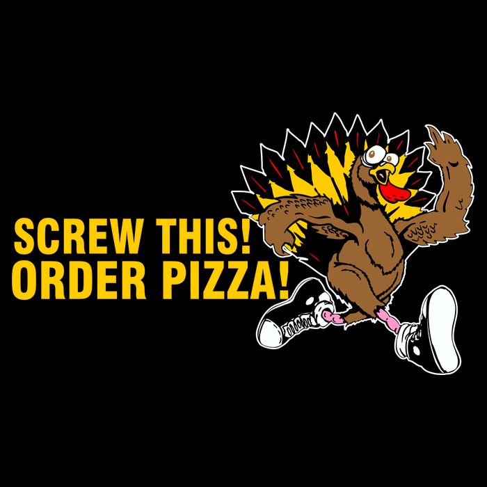Screw This Order Pizza Turkey Running 7-Panel Snapback Hat