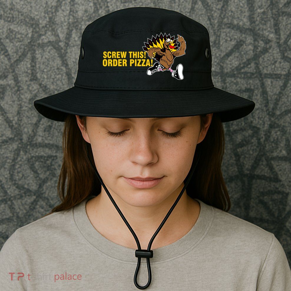 Screw This Order Pizza Turkey Running Bucket Hat