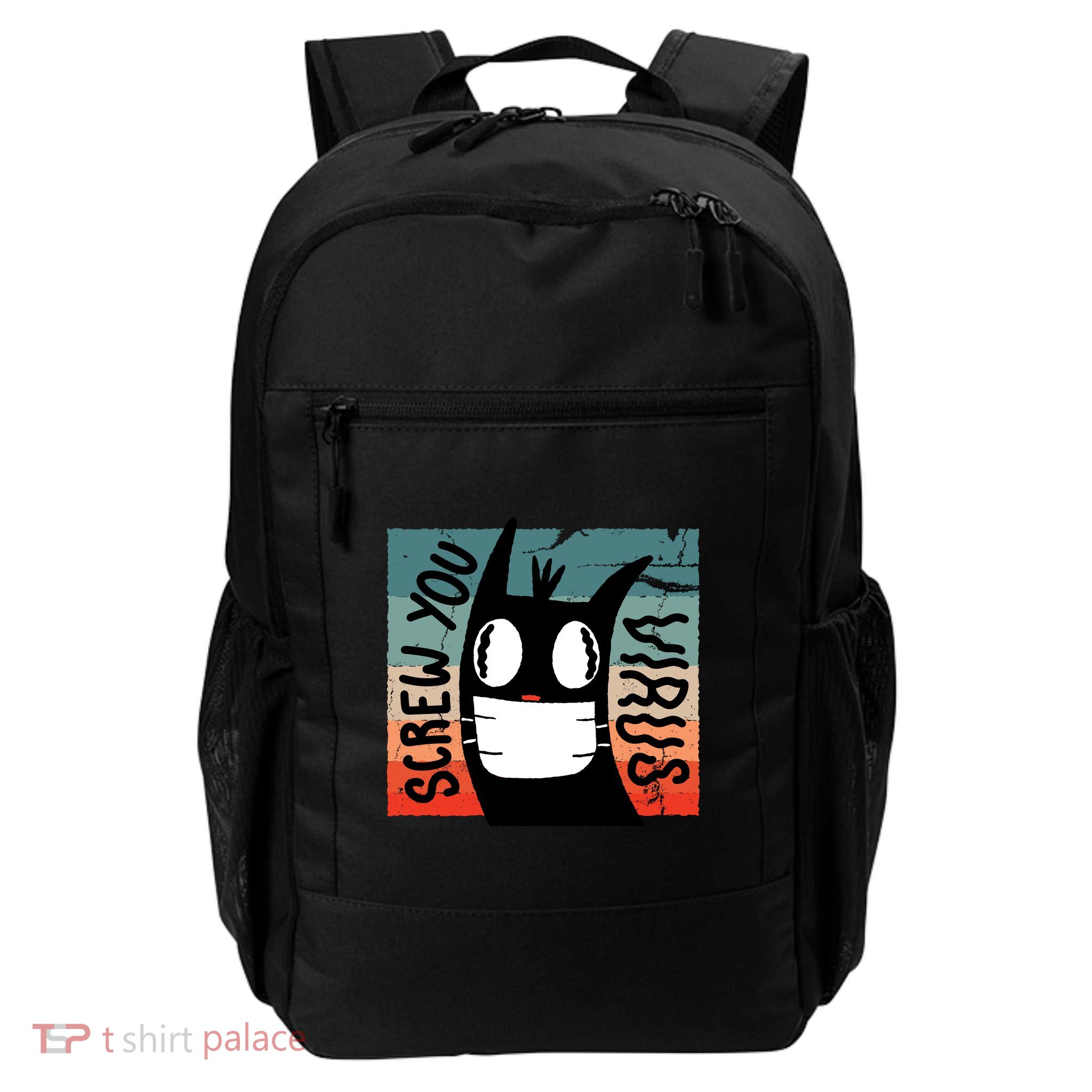 Screw You Virus Cat Daily Commute Backpack