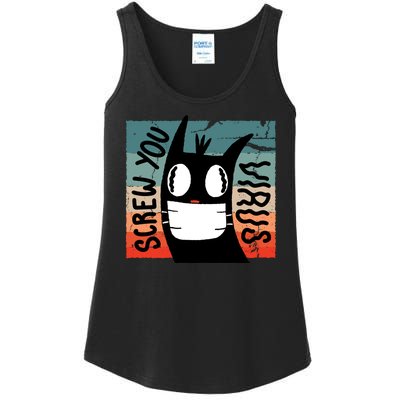 Screw You Virus Cat Ladies Essential Tank