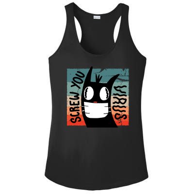 Screw You Virus Cat Ladies PosiCharge Competitor Racerback Tank