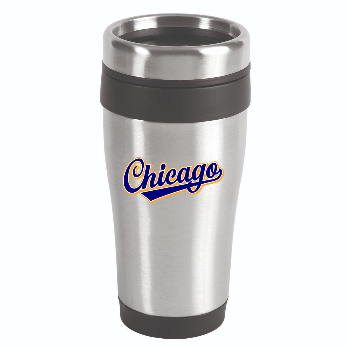 Script Chicago Logo 16oz Travel Tumbler
