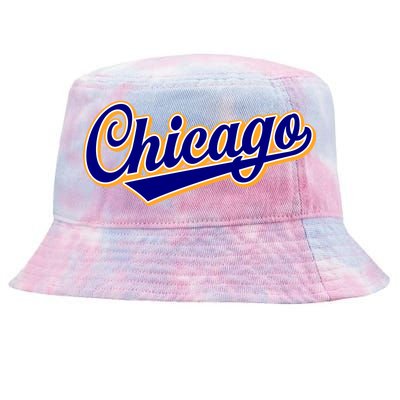 Script Chicago Logo Tie-Dyed Bucket Hat