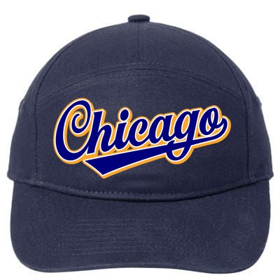 Script Chicago Logo 7-Panel Snapback Hat