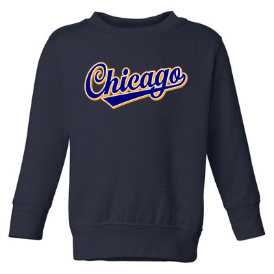 Script Chicago Logo Toddler Sweatshirt