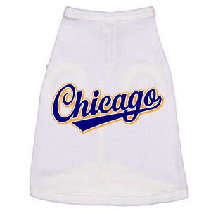 Script Chicago Logo Doggie Tank