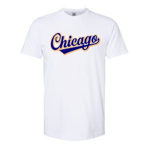 Script Chicago Logo Softstyle® CVC T-Shirt