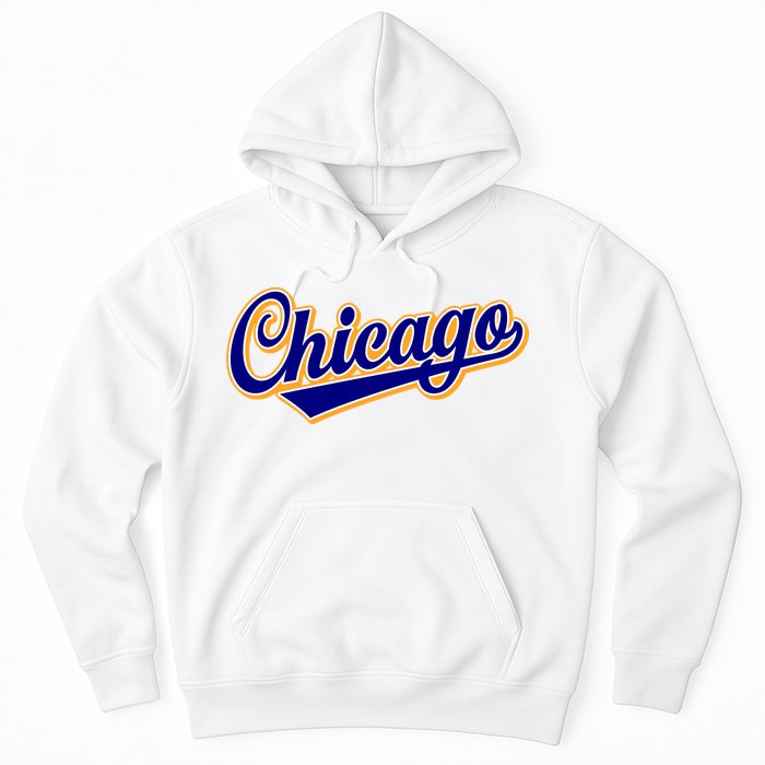 Script Chicago Logo Hoodie