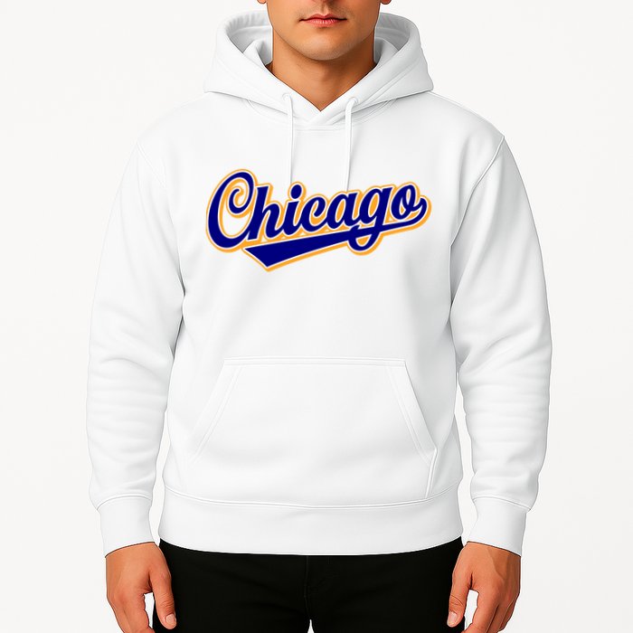 Script Chicago Logo Hoodie