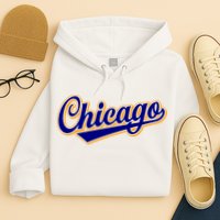 Script Chicago Logo Hoodie