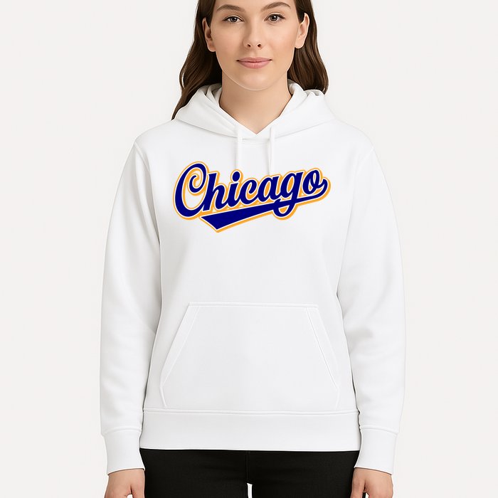 Script Chicago Logo Hoodie