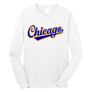 Script Chicago Logo Long Sleeve Shirt