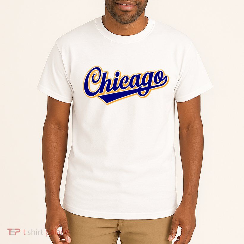Script Chicago Logo Tall T-Shirt