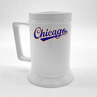 Script Chicago Logo Beer Stein