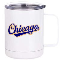 Script Chicago Logo 12 oz Stainless Steel Tumbler Cup