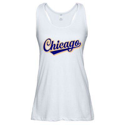 Script Chicago Logo Ladies Essential Flowy Tank