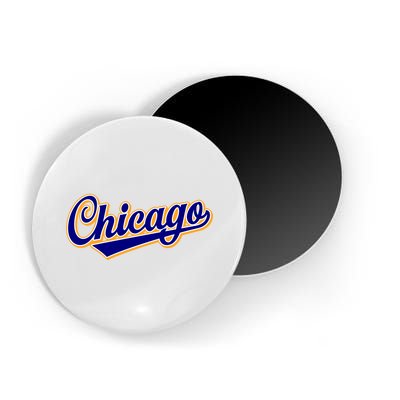 Script Chicago Logo Magnet