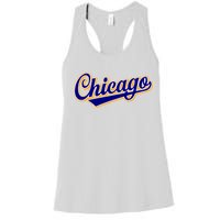 Script Chicago Logo Women's Racerback Tank