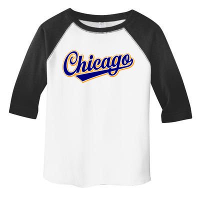 Script Chicago Logo Toddler Fine Jersey T-Shirt