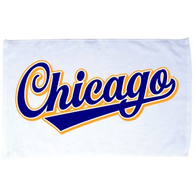 Script Chicago Logo Microfiber Hand Towel