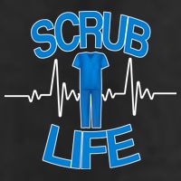 Scrub Life 7 Panel Mesh Trucker Snapback Hat