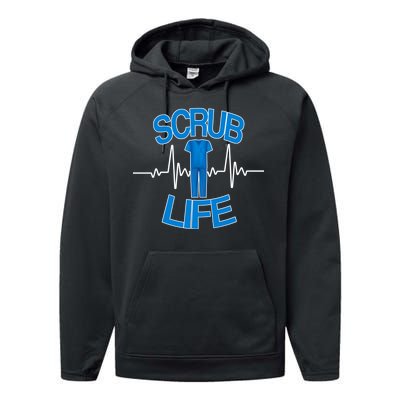 Scrub Life Performance Fleece Hoodie