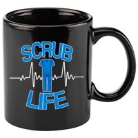 Scrub Life 11oz C Handle Ceramic Mug