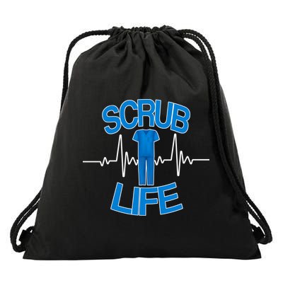 Scrub Life Drawstring Bag