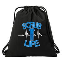 Scrub Life Drawstring Bag