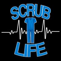Scrub Life Drawstring Bag