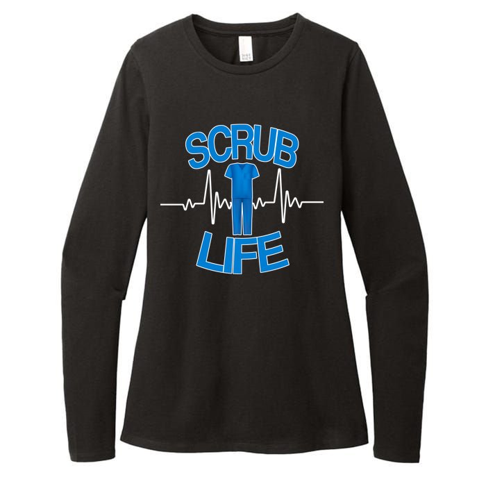 Scrub Life Womens CVC Long Sleeve Shirt