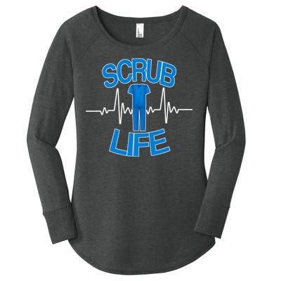 Scrub Life Women's Perfect Tri Tunic Long Sleeve Shirt