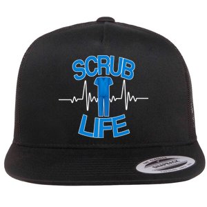 Scrub Life Flat Bill Trucker Hat