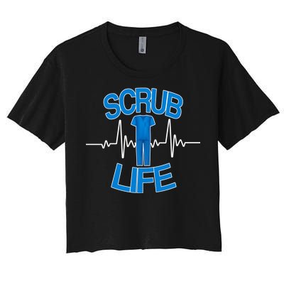 Scrub Life Women's Crop Top Tee