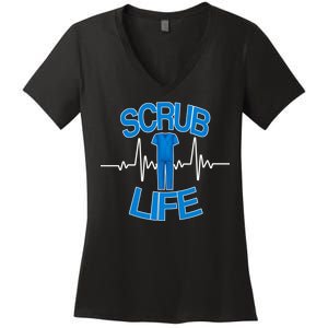 Scrub Life Women's V-Neck T-Shirt