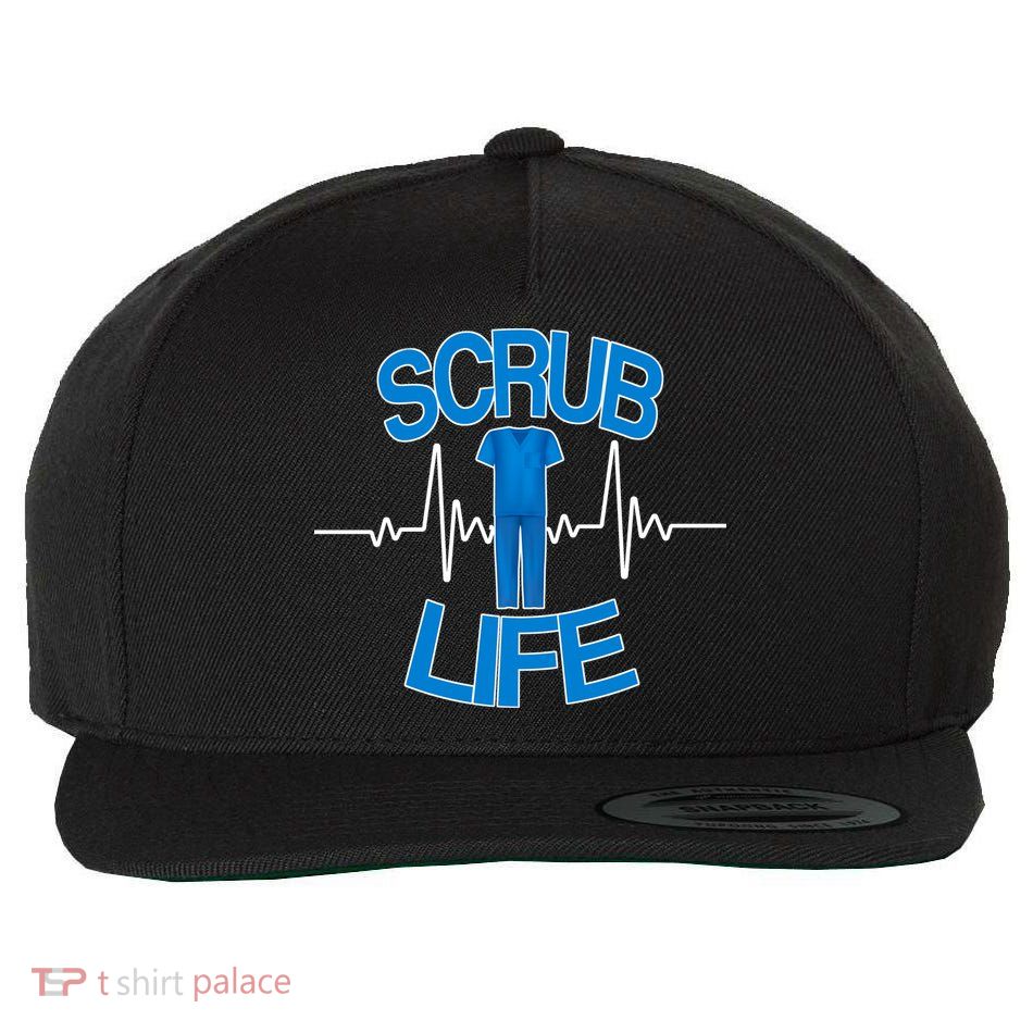 Scrub Life Wool Snapback Cap