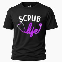 Scrub Life Stethoscope  Cooling Performance Crew T-Shirt